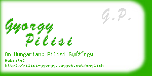 gyorgy pilisi business card